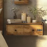 Compact Floating Nightstand Shelf For Stylish Bedrooms
