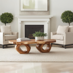 Compact Wood Coffee Table Perfect for Small Spaces