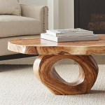 Compact Wood Coffee Table Perfect for Small Spaces
