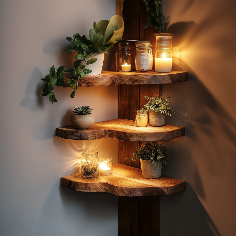 Custom Size Live Edge Wood For Livingroom