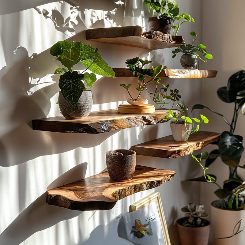 Custom Wood Floating Shelves Wall Shelves