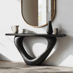Farmhouse Modern Black Wood Console Tables For Welcoming Entryway
