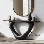 Farmhouse Modern Black Wood Console Tables For Welcoming Entryway