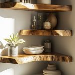 Floating Corner L Shelves Decor