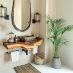 Floating Edge Bathroom Vanity Shelf