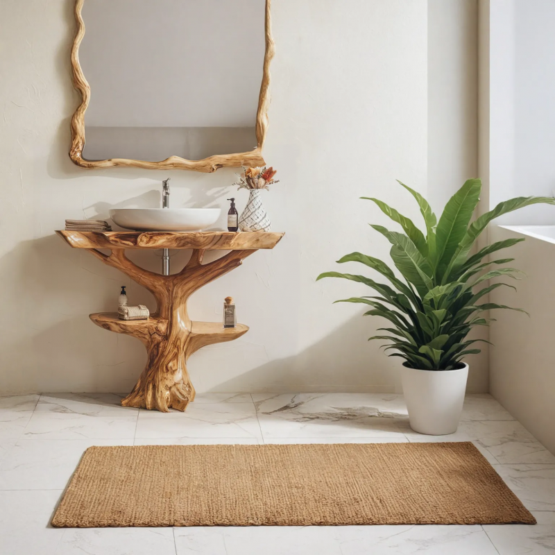 Handcrafted Wood Vanity Bathroom