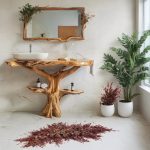 Handcrafted Wood Vanity Bathroom