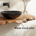 Handmade Live Edge Bathroom Vanity Shelf