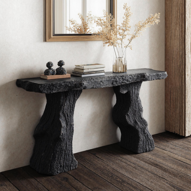 Modern Black Wood Console Tables For Contemporary Decor