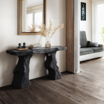 Modern Black Wood Console Tables For Contemporary Decor