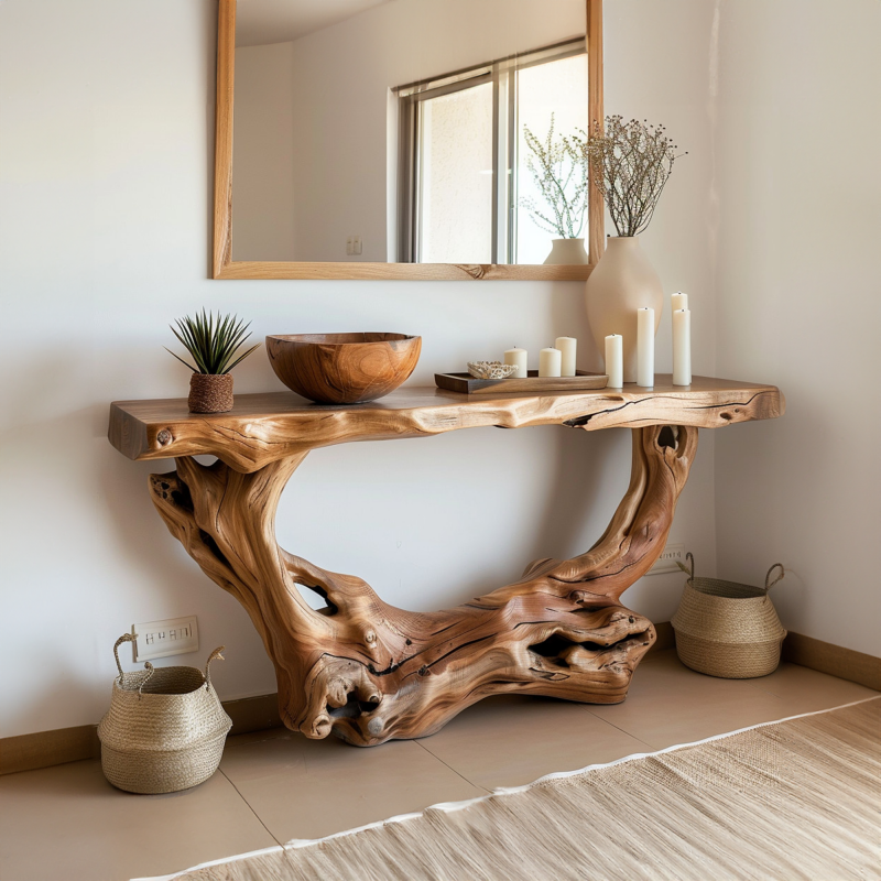 Narrow Console Tables Solid Wood