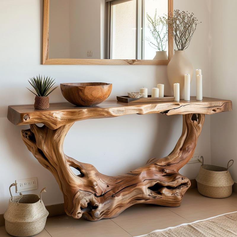 Narrow Console Tables Solid Wood