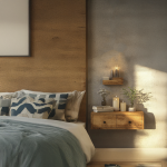 Compact Floating Nightstand Shelf For Stylish Bedrooms - Image 2