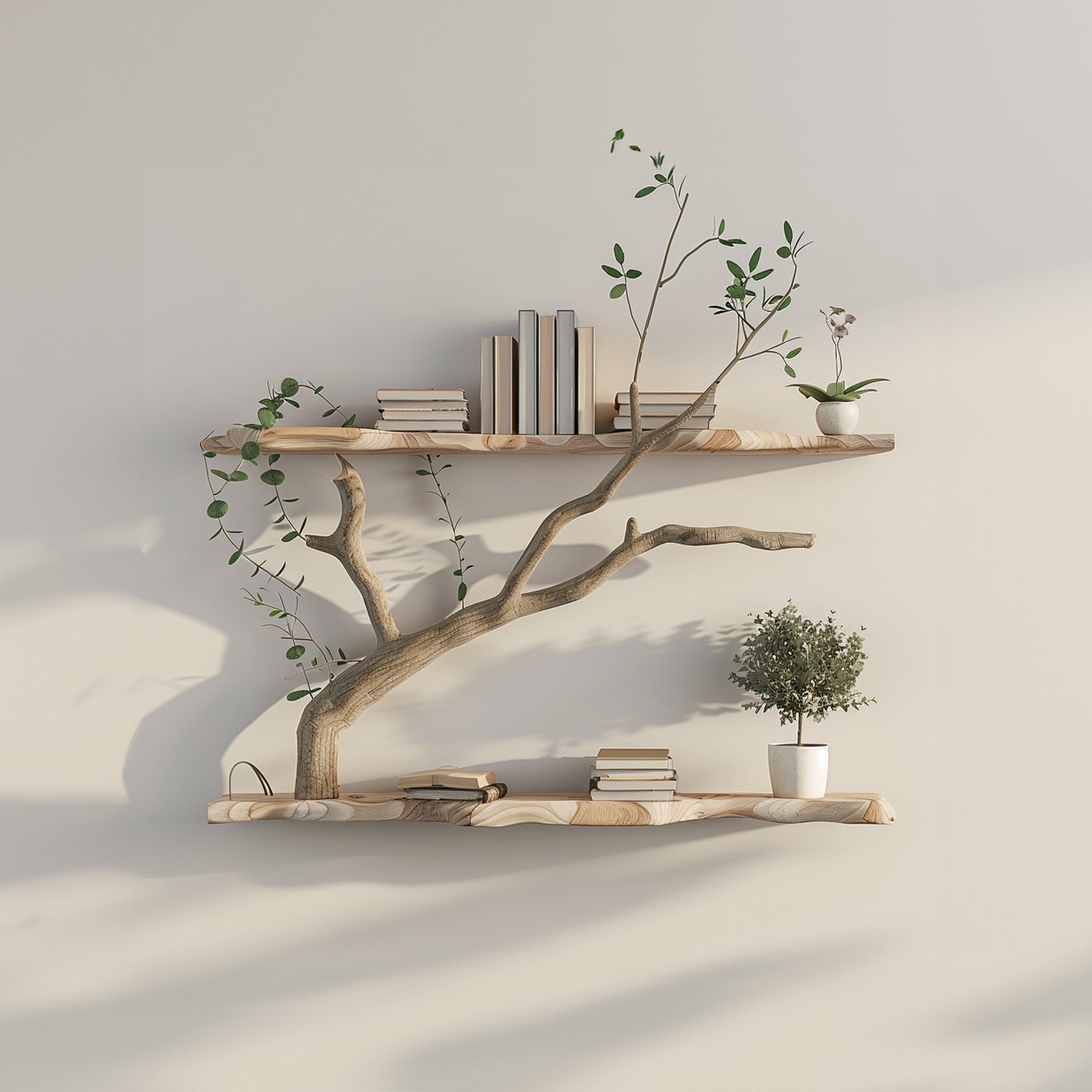 Tree Branch Driftwood Live Edge Floating Shelf Gift For Reader Tree Branch Driftwood Live Edge Floating Shelf Gift For Reader