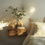Wall-Mounted Floating Nightstand For Small Spaces