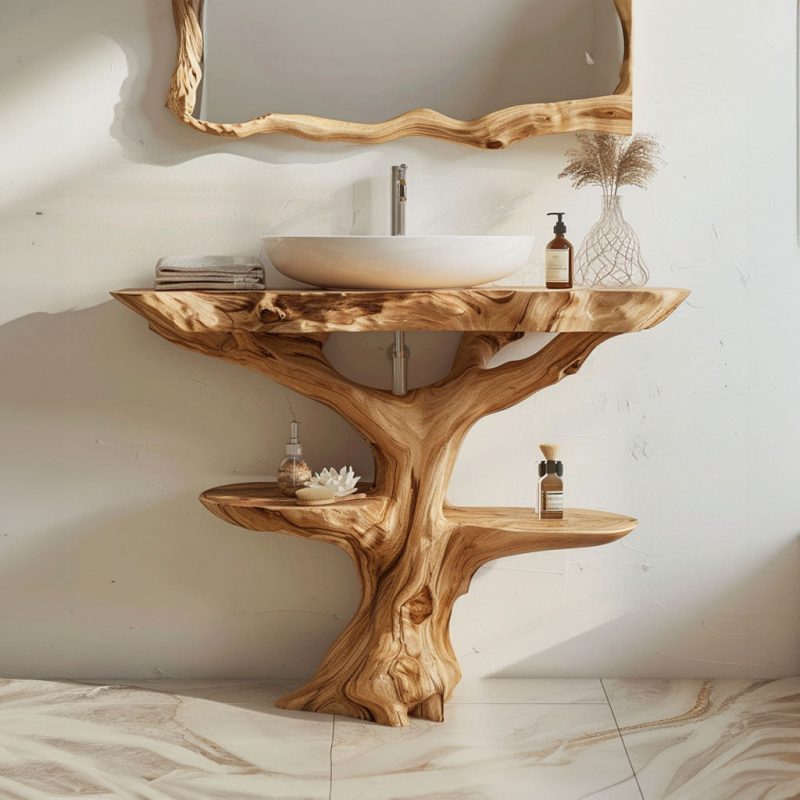 Wood Bathroom Vanity Bathroom Sink